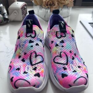 Skechers Multicolor Heart Kids Sneakers